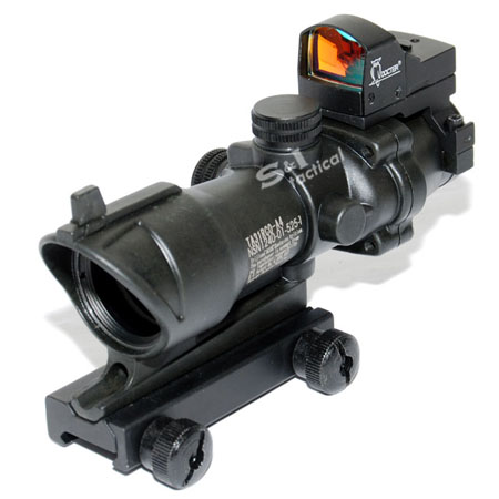 TA31 Riflescope 4X32 Scope with Auto Red Dot-Black